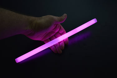 12 inch 15mm Pink Premium Glow Sticks- 10 Per Package